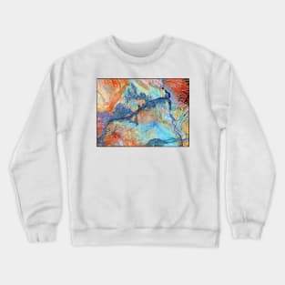 Landsat image of Bighorn Basin, USA (E500/0100) Crewneck Sweatshirt